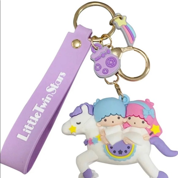 Little twin stars keychain - Picture 3 of 4